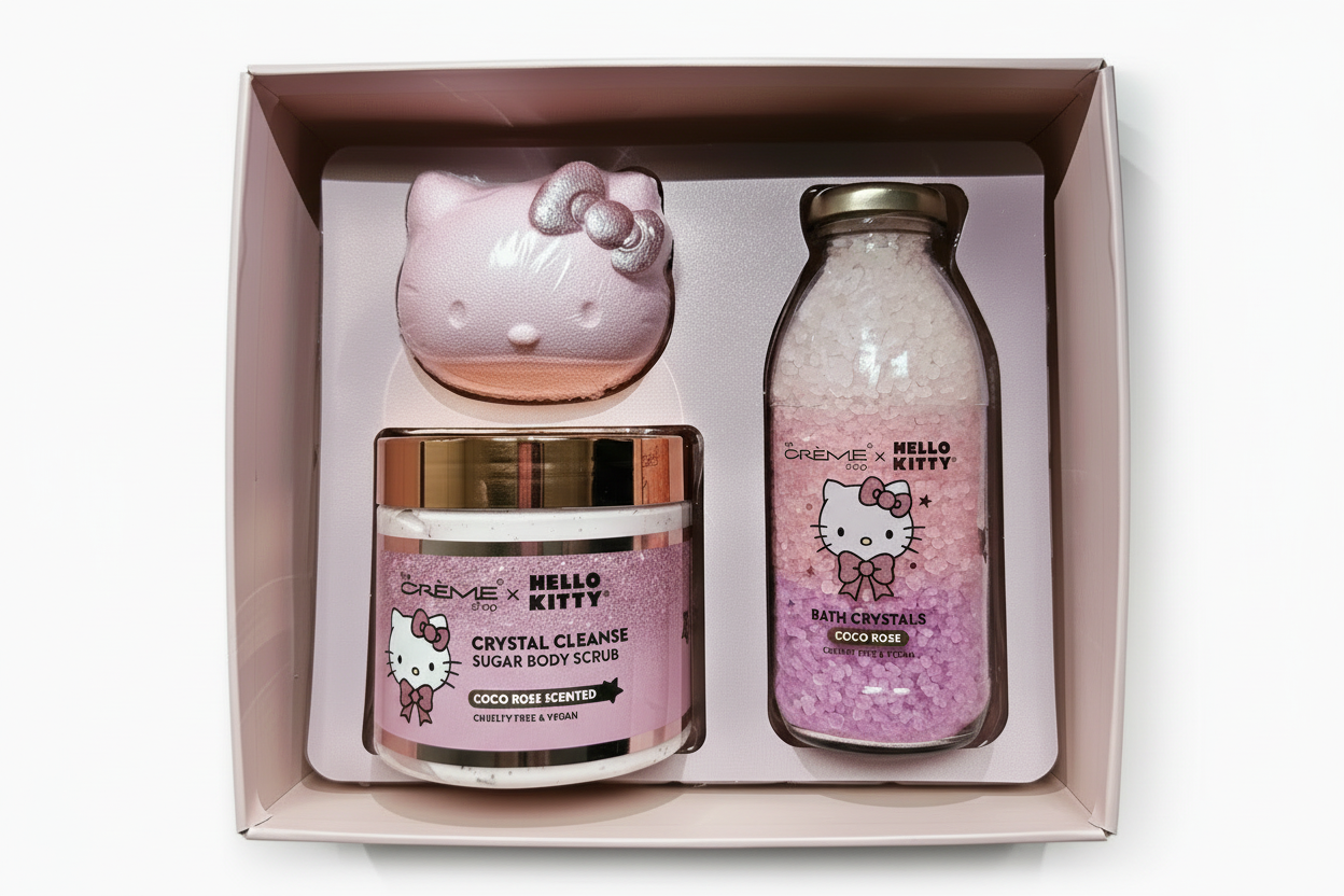 The Crème Shop Hello Kitty Lovely Luxury Set - Just Because Gift Baskets