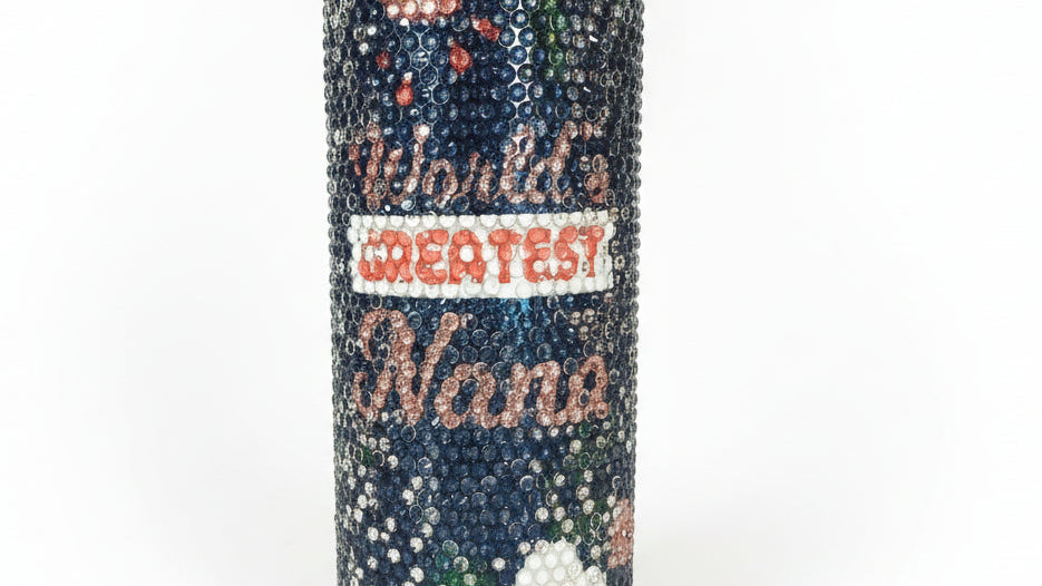 Tumbler "World's Greatest Nana" with Rhinestones