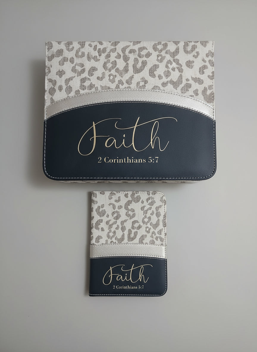 Leopard Print "Faith & Coffee" Comfort Gift Basket - The Perfect Blend of Cozy & Spiritual - Just Because Gift Baskets