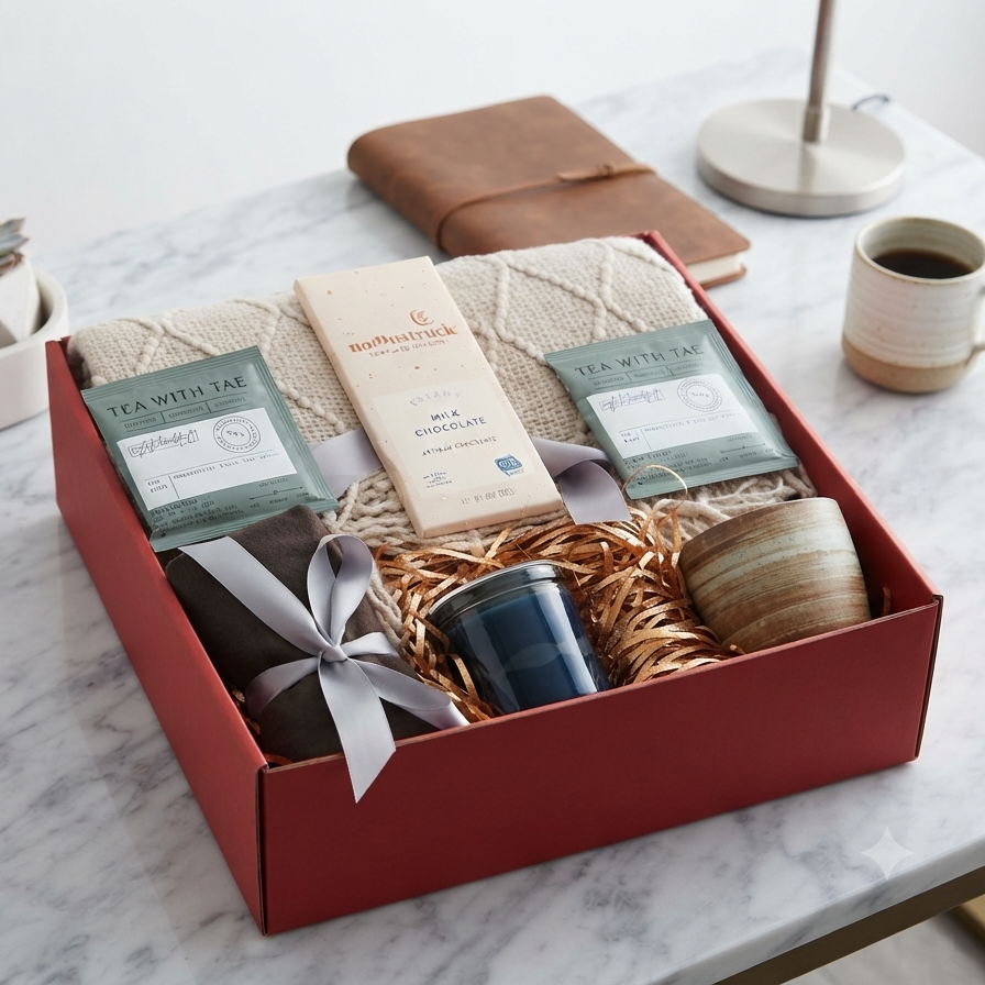 Gift Box for Him, Cozy Self Care Box for Men