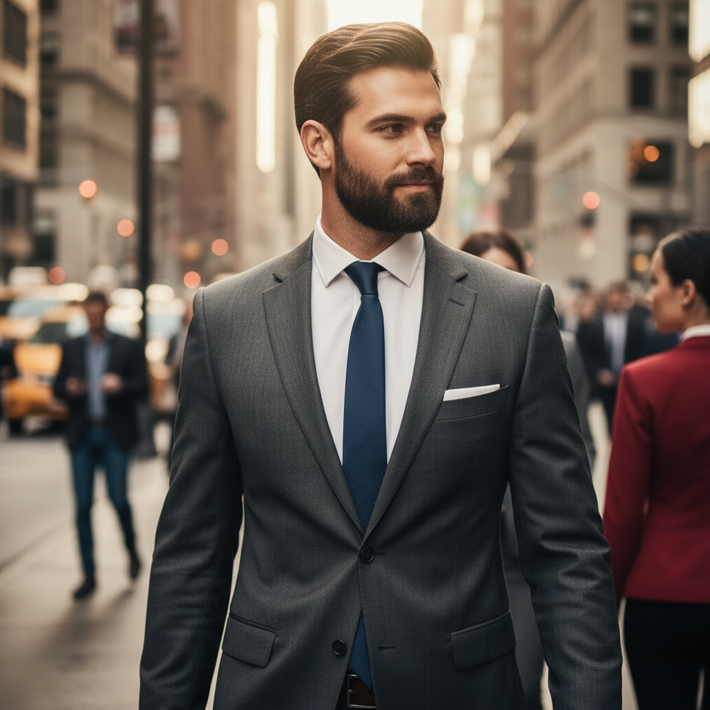 Luxury Beard Grooming Kit For Men, Sandalwood Bath Gift Set - Just Because Gift Baskets