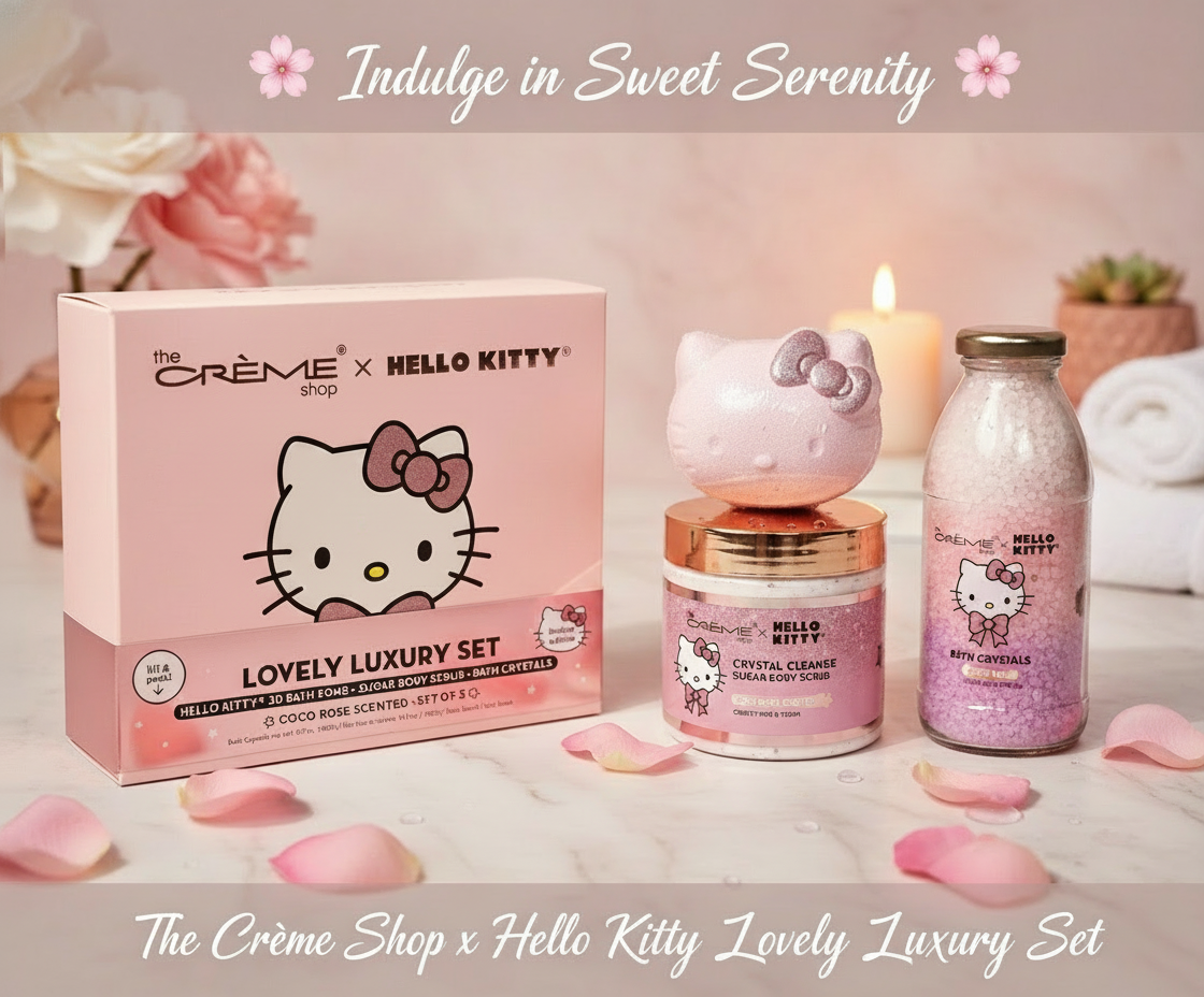 The Crème Shop Hello Kitty Lovely Luxury Set - Just Because Gift Baskets