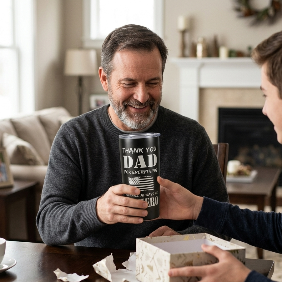 Dad My Hero Tumbler