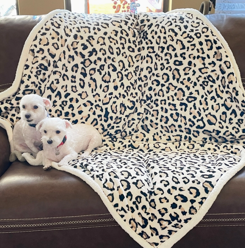 Leopard Print "Faith & Coffee" Comfort Gift Basket - The Perfect Blend of Cozy & Spiritual - Just Because Gift Baskets