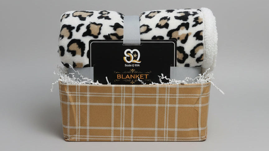 Leopard Print "Faith & Coffee" Comfort Gift Basket - The Perfect Blend of Cozy & Spiritual - Just Because Gift Baskets