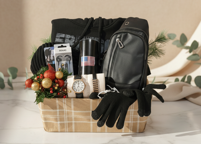 Men's Winter Essentials Gift Basket - Just Because Gift Baskets