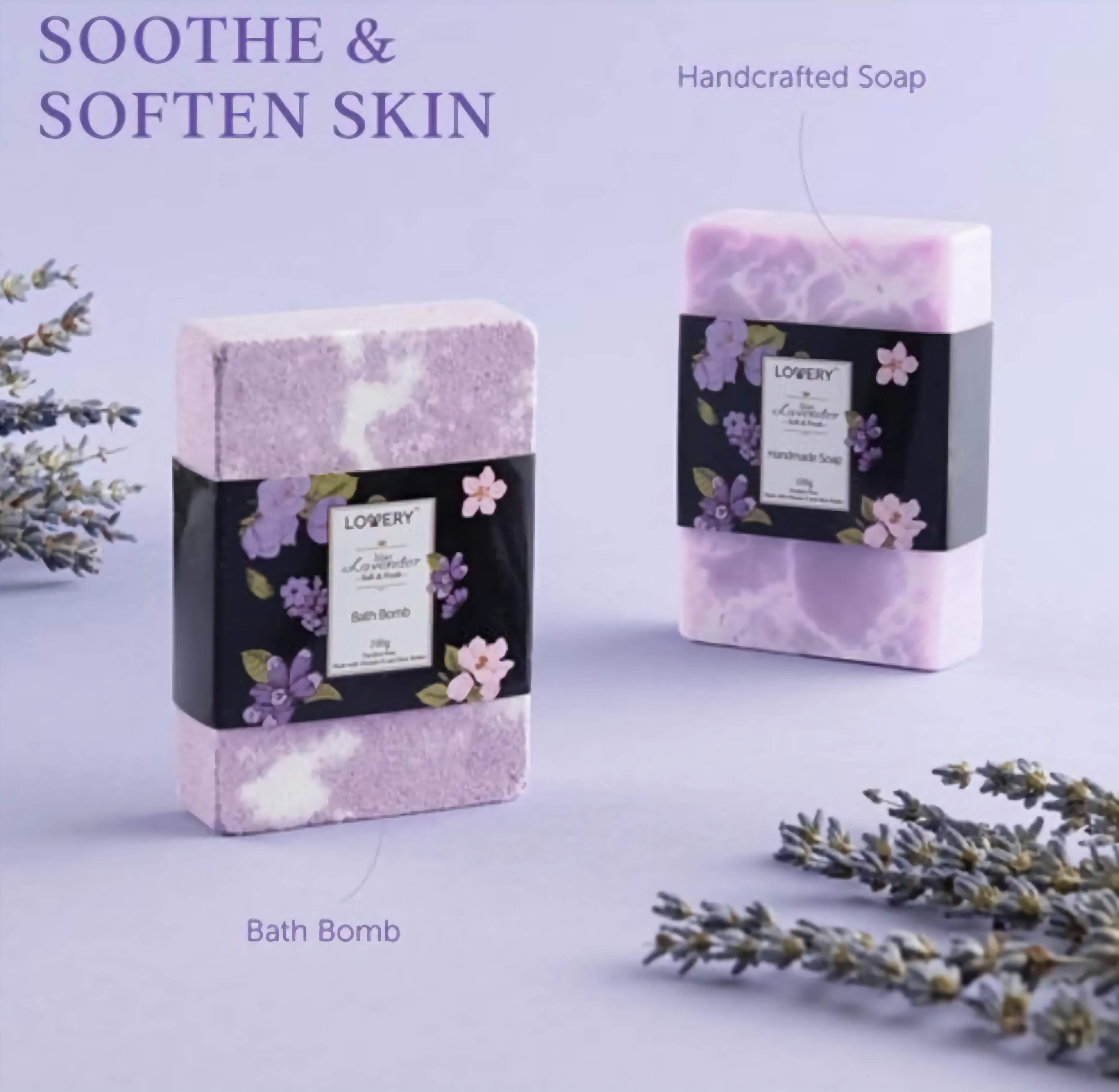 Lavender & Lilac Spa Gift Basket - Aromatherapy Stress Kit