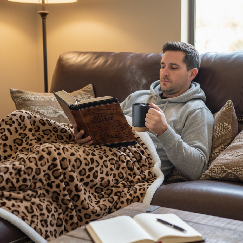 Holiday Serenity: The "Delight in the Lord" Winter Comfort Gift Basket - Just Because Gift Baskets