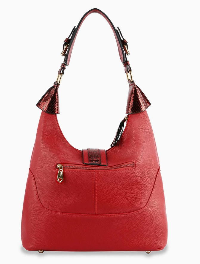 Red Hobo Handbag