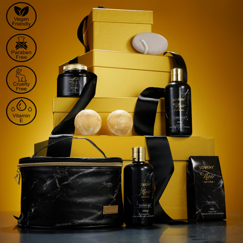Jasmine Noir Unisex Spa Bath Set