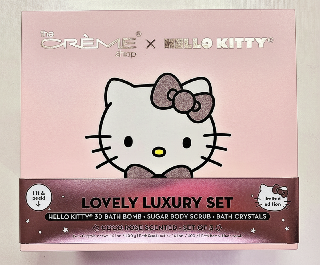 The Crème Shop Hello Kitty Lovely Luxury Set - Just Because Gift Baskets