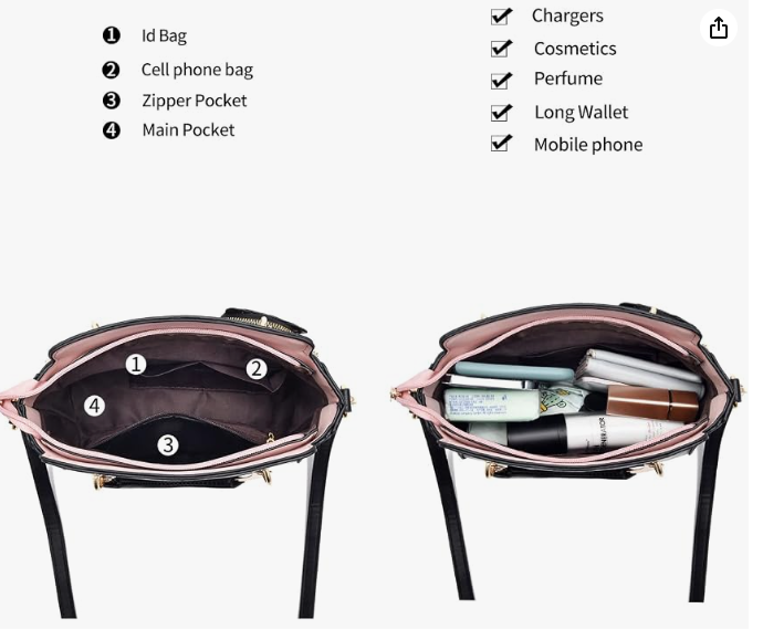 Beautiful Top Handle Satchel with Cat Charm