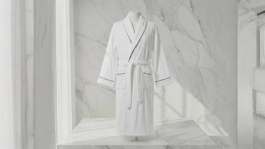 Men's Microfiber Fleece Robe with Shawl Collar