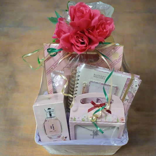 Flower Pink Scented Basket