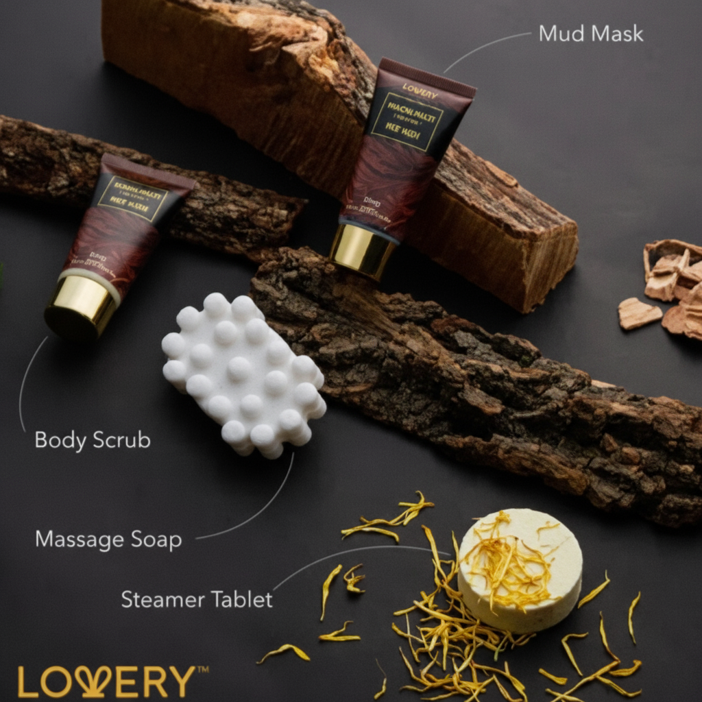 Men's Gift Set - 14Pc Sandalwood Bath Set - Just Because Gift Baskets